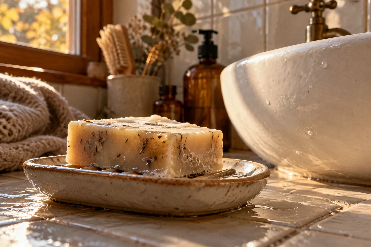 Savon mou dans le porte-savon : solutions rapides pour le durcir