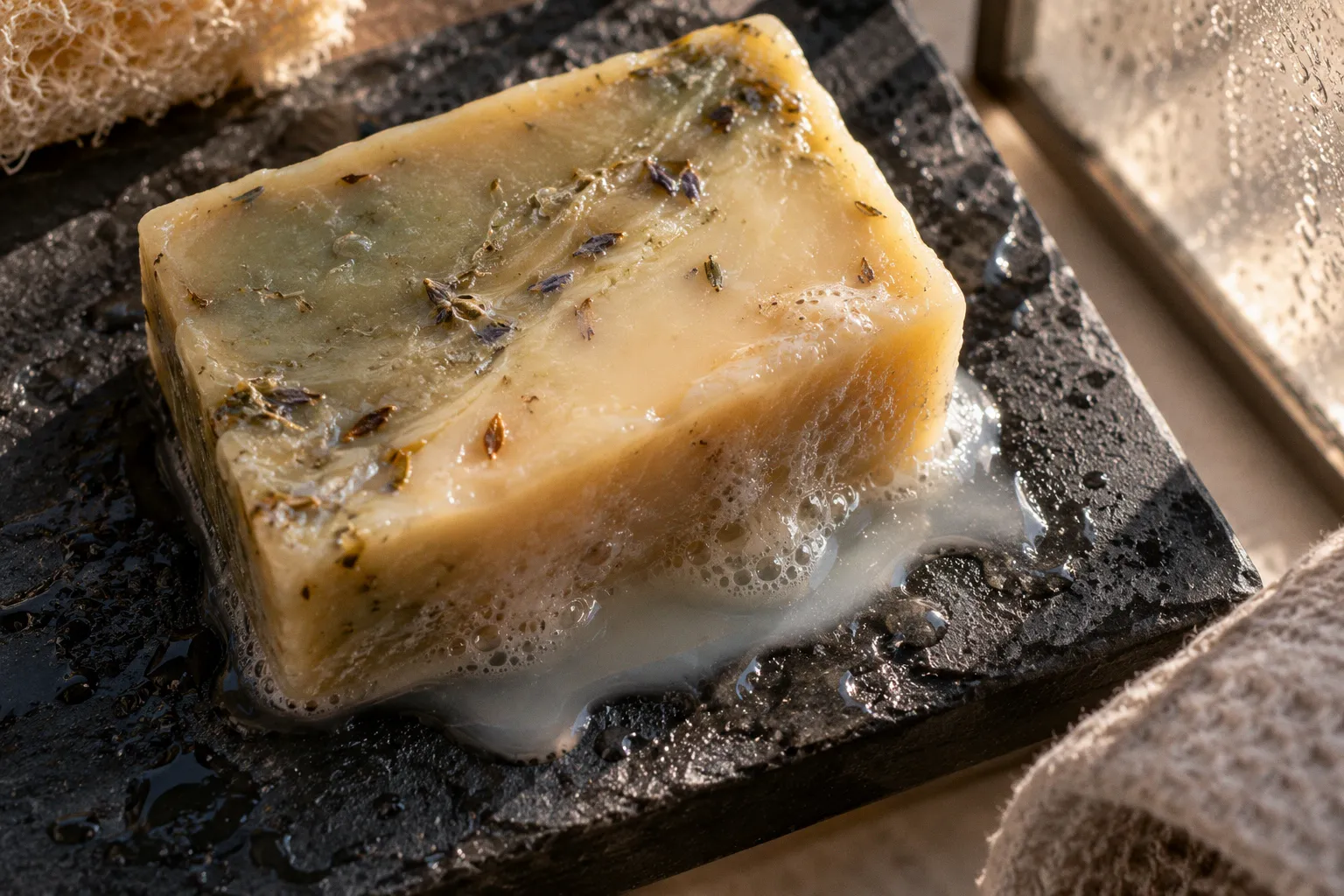 Savon saponifié à froid qui fond trop vite : causes et solutions