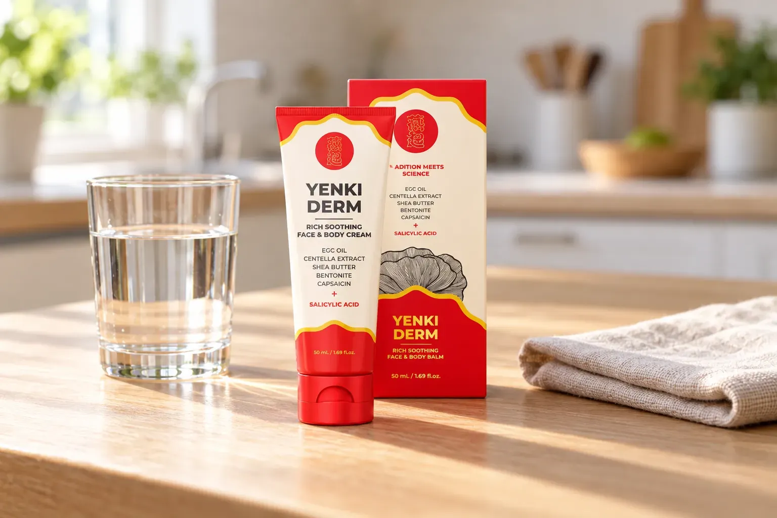 Yenki Derm — le produit au quotidien